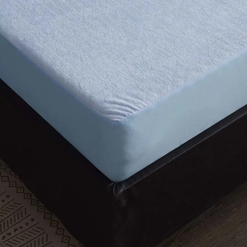 

Waterproof Bedspread Four Seasons Universal Bed Cover Anti-mite Anti-slide Breathable Striped Cotton Mattress Coverlets Diaper