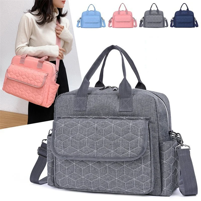 

Baby Nappy Bags Mommy Waterproof Female Wet Dry Maternity Tote Travel Women's Diaper Handbags For Mom Ladies Nurse Bag