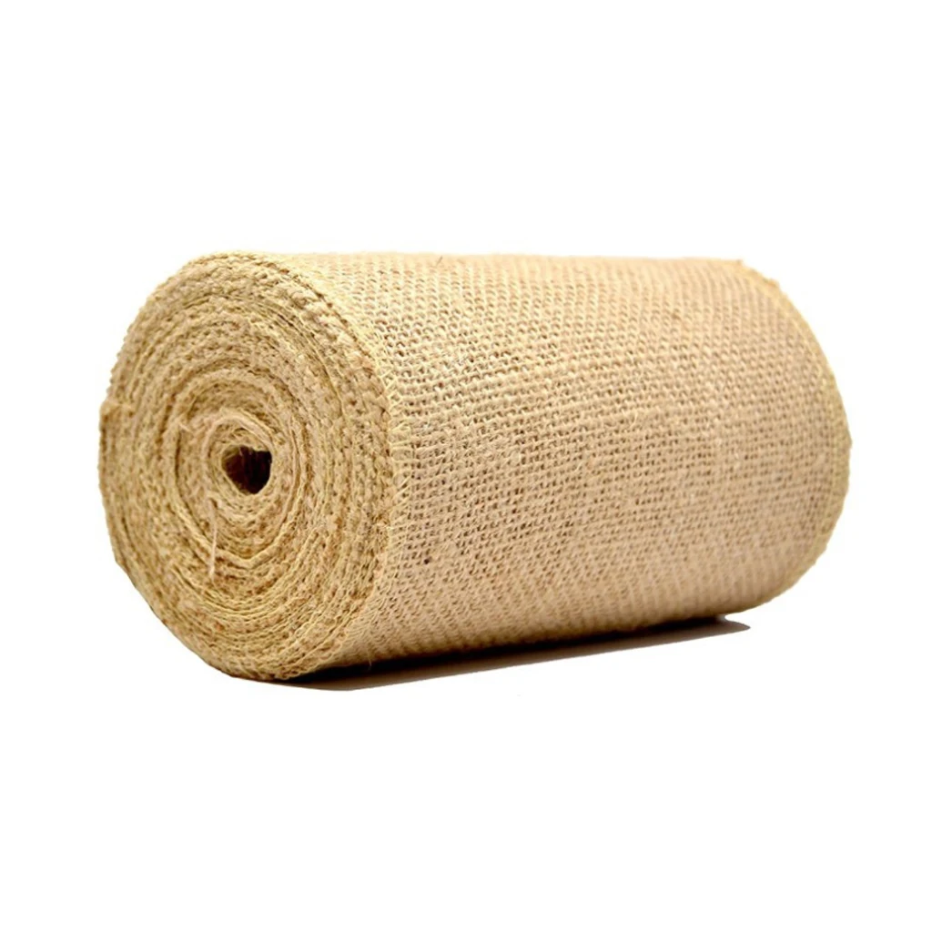 10 м Скатерть из натурального джута лента мешковины для сада тканевые скатерти в