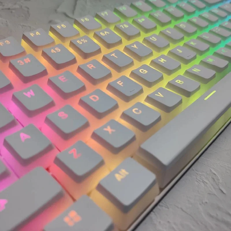 

PBT OEM 108 Keys Pudding Keycaps For Cherry MX Switch Mechanical Keyboard RGB Gamer Keyboards Blue/Black/Brown/Black Switch
