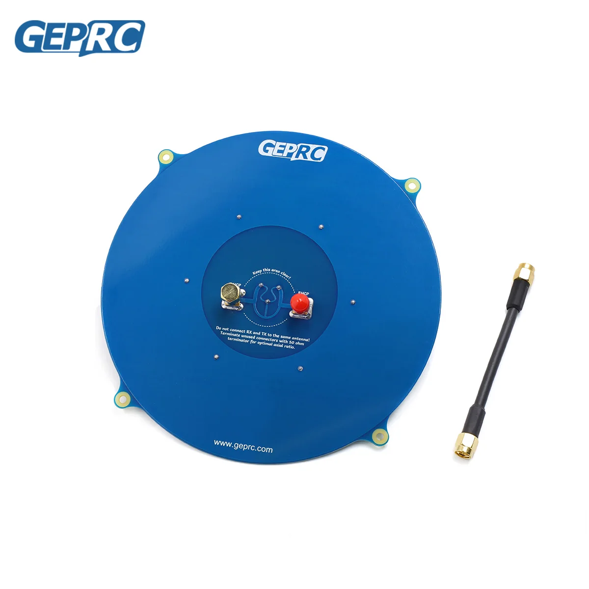 GEPRC Тройная кормовая антенна 5 8G 14DBI круглая поляризованная FPV совместимая с RHCP LHCP