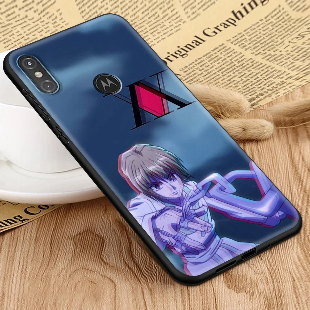 

Hunter X Hunter Anime Luxury Coque Cover for Motorola G8 G9 G Power E6S Edge G10 G30 G9 One Fusion Plus Play 5G Silicone Case