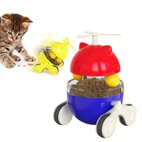 cat toys tumbler turntable leaking food ball toy tease chasing interactive balance car self hey interactive cat toy pet toys