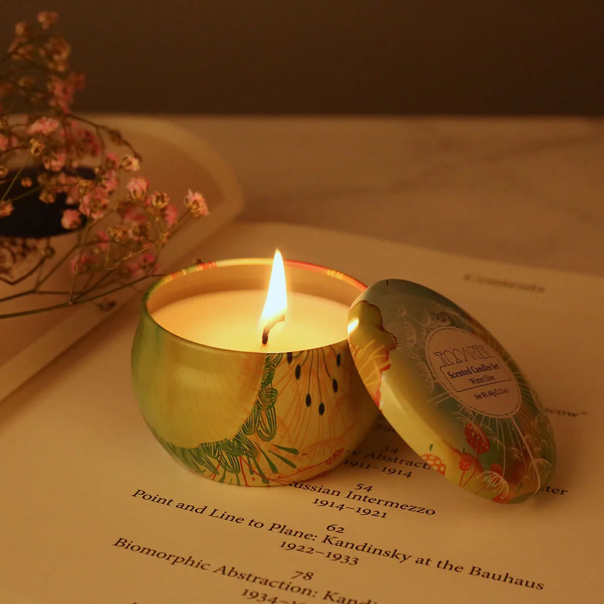 Ароматические Свечи Натуральный Соевый Воск Изысканная Подарочная коробка