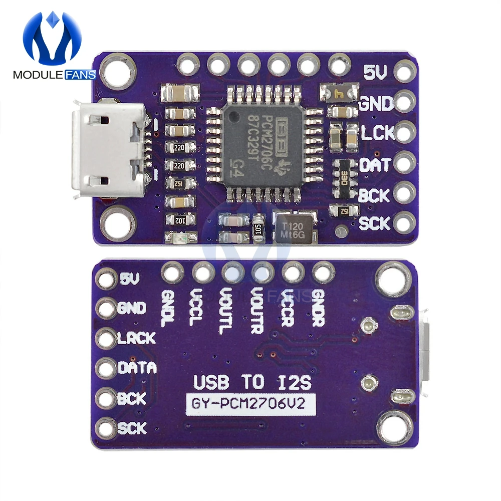 Усилитель мощности с USB на I2S IIS Плата усилителя модуль поддержкой Android 4 0 и выше MAC