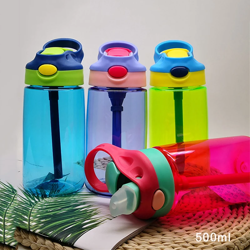 Детская портативная соломенная чашка 450 мл|Бутылки для воды| |