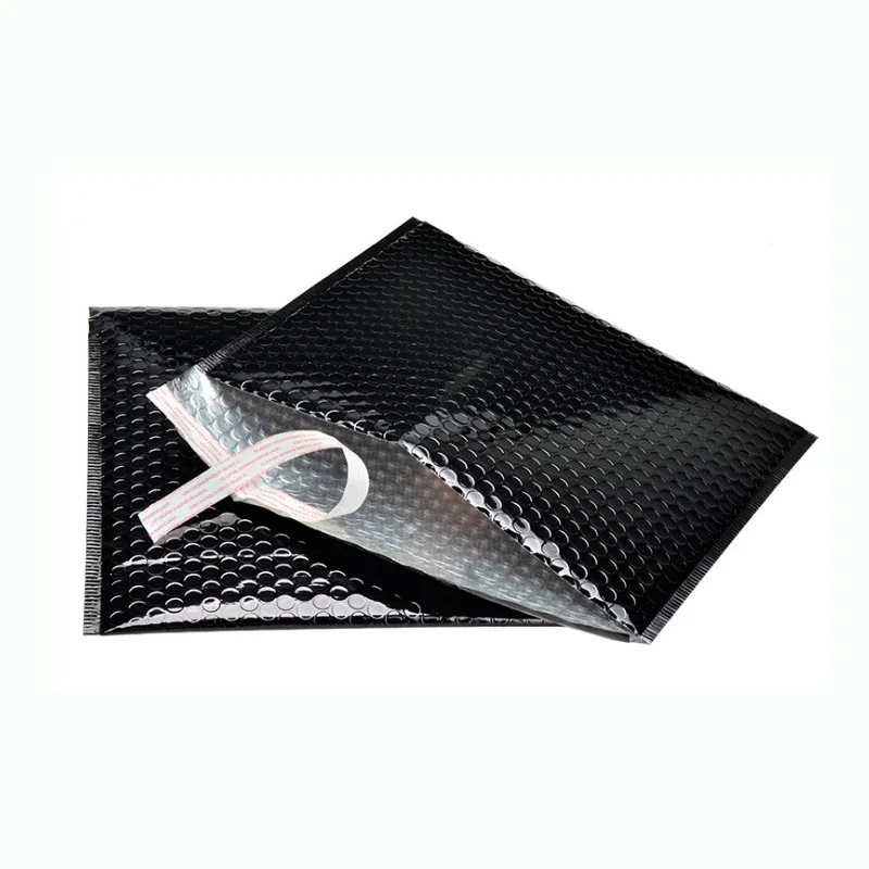 

10 pcs Black Foil Bubble Mailers Aluminized Bubble Mailing Bag Padded Envelope Shipping Packaging Bags for Clothing Jewelry