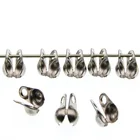 50 шт.лот 2 2,4 3,2 4,5 мм щипцы из нержавеющей стали, шаровая цепь, коннектор, Концевая застежка для изготовления ожерелья, браслета, ювелирных изделий