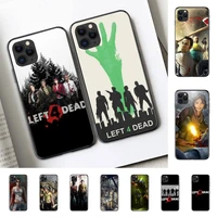 yinuoda left 4 dead phone case for iphone 11 12 13 mini pro xs max 8 7 6 6s plus x 5s se 2020 xr cover