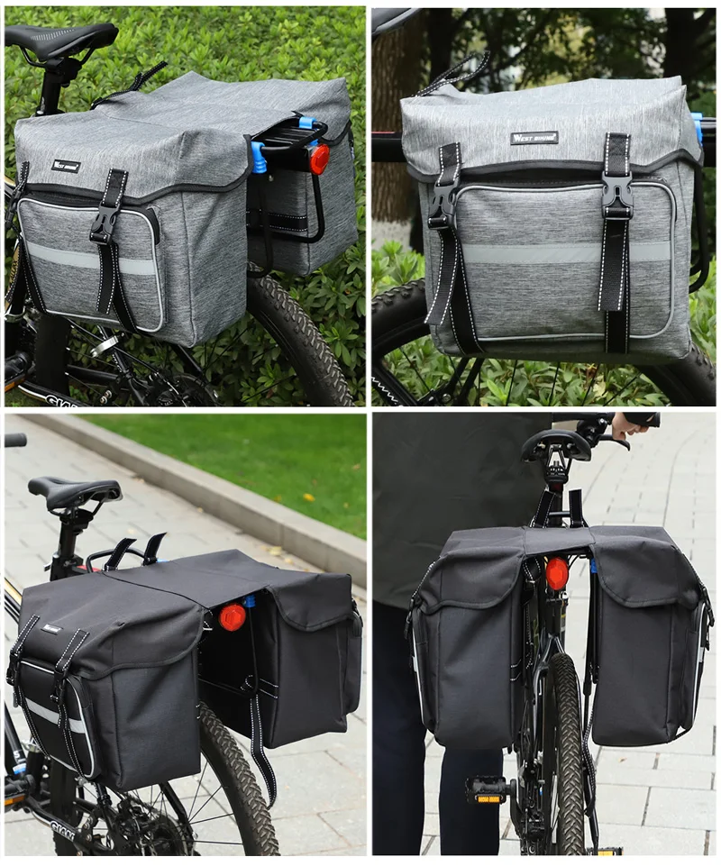 WEST BIKING 25л велосипедная сумка, велосипедная задняя двухсторонняя дорожная сумка, заднее сиденье, сумка для велосипеда, сумка для багажа, велосипедная стойка, сумка для багажника