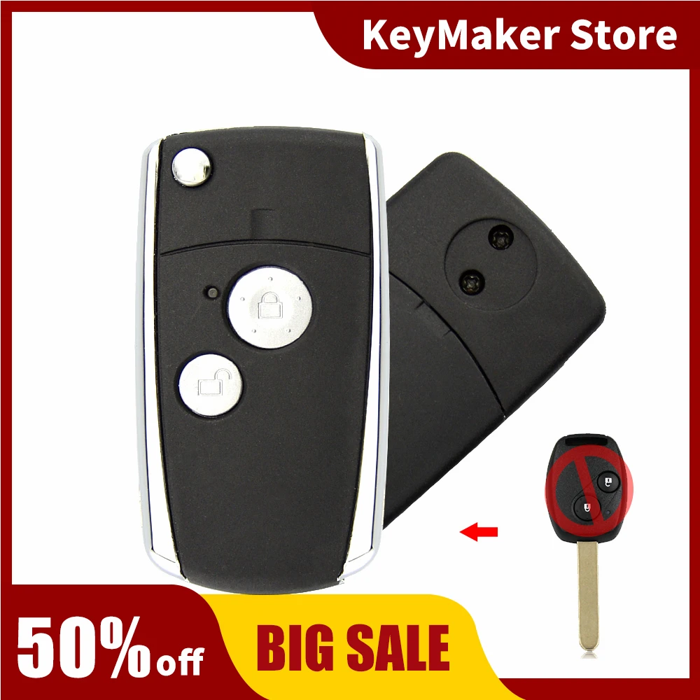 OkeyTech для Honda 2 кнопки замены модифицированный пульт дистанционного управления