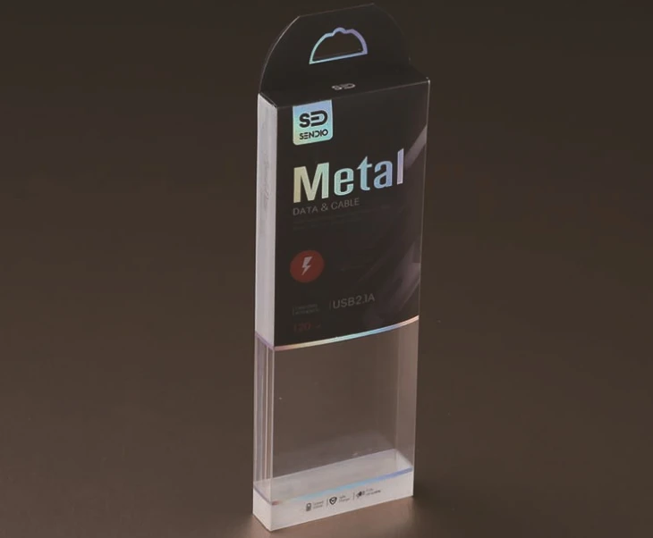 Прямоугольный Прозрачный на заказ прозрачный пластиковый ПЭТ коробка для