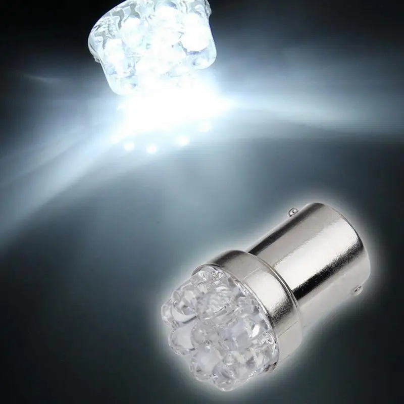 

Hot sale 1Pcs Practical Replacement Car Stop Tail Bulb Lamps G18 1157 9 LED White Car LED Lights Car Reading Light New