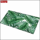 Большой коврик для мыши XXL, коврик для клавиатуры с тропическим лесом, коврик для мыши С КАКТУСОМ, зелеными листьями, ландшафтом, 900x400 мм