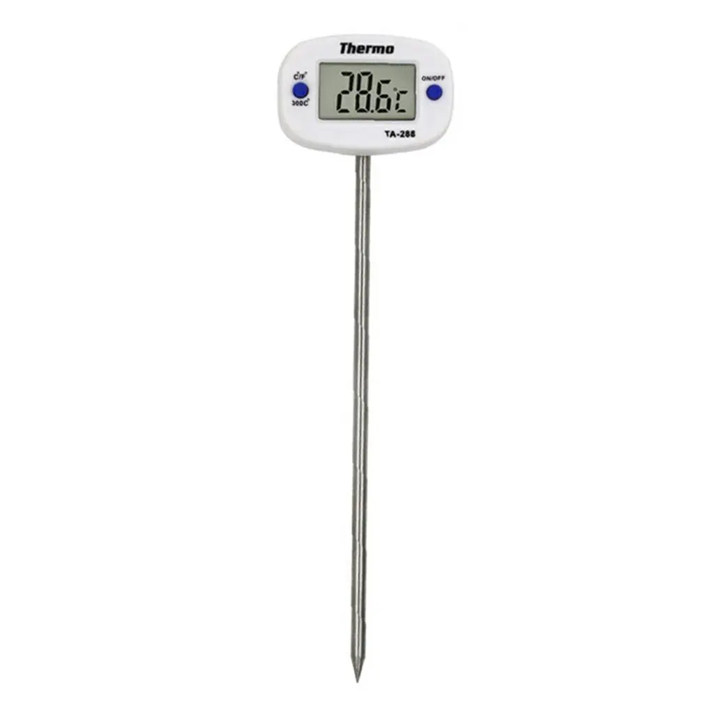 

Игольчатый пищевой термометр TA288, кухонный пищевой термометр для масла, термометр для молока, электронный термометр для воды