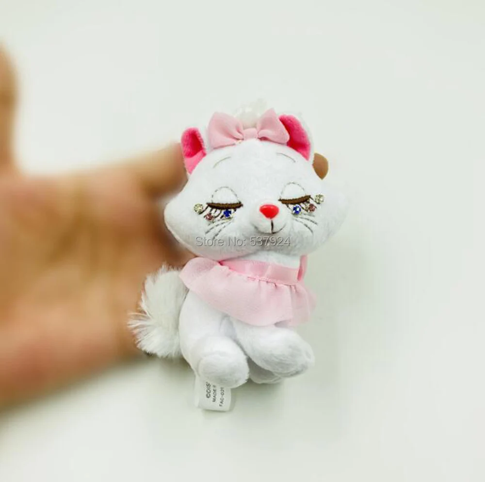 Новый 20 шт. с принтом &quotкошечка Мари&quot 4 &quot10 см Брелок-плюшевая кукла кулон |