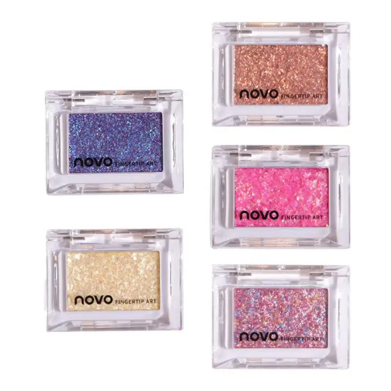 10 Color Single Face Eye Highlight Powder Eyeshadow Palette Shining Sequins Pentagram Moon Diamond Fragment Shadow TSLM2 |