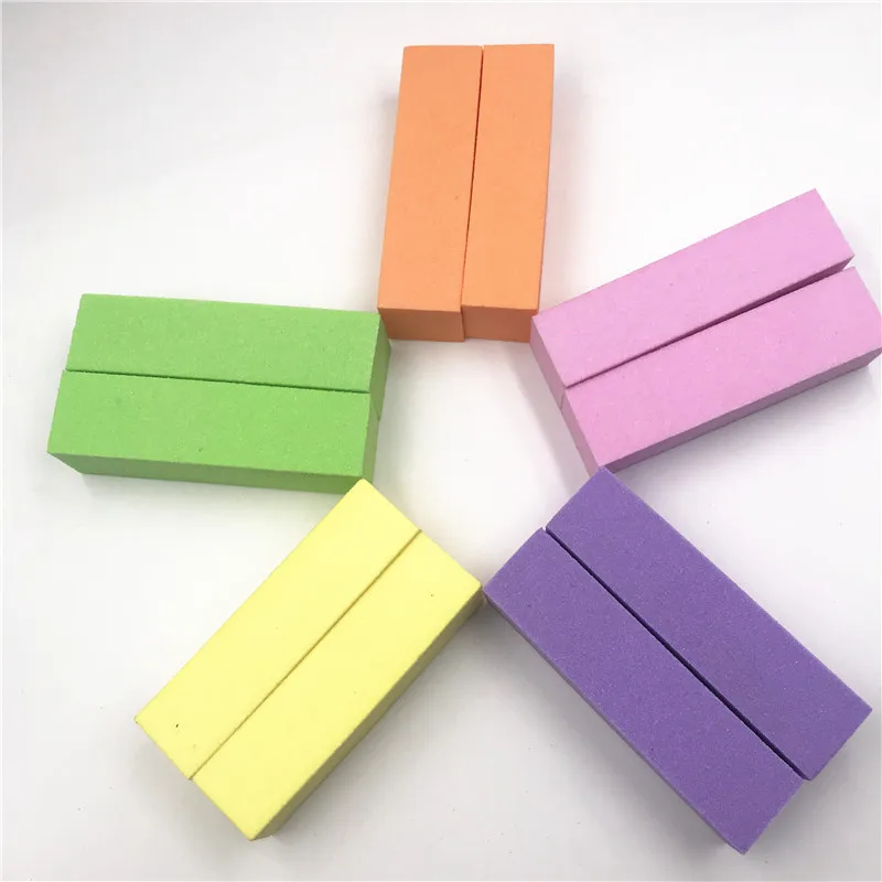 10 шт. разноцветные бафы для полировки ногтей|Пилки ногтей и буферы| |