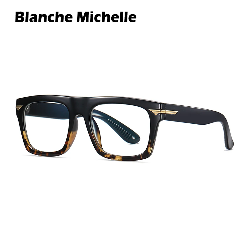

High Quality Square Mens Anti Blue Light Glasses For Computer Gaming Eye Glasses Frame Men Clear Optica Eyeglasses 2021 With Box