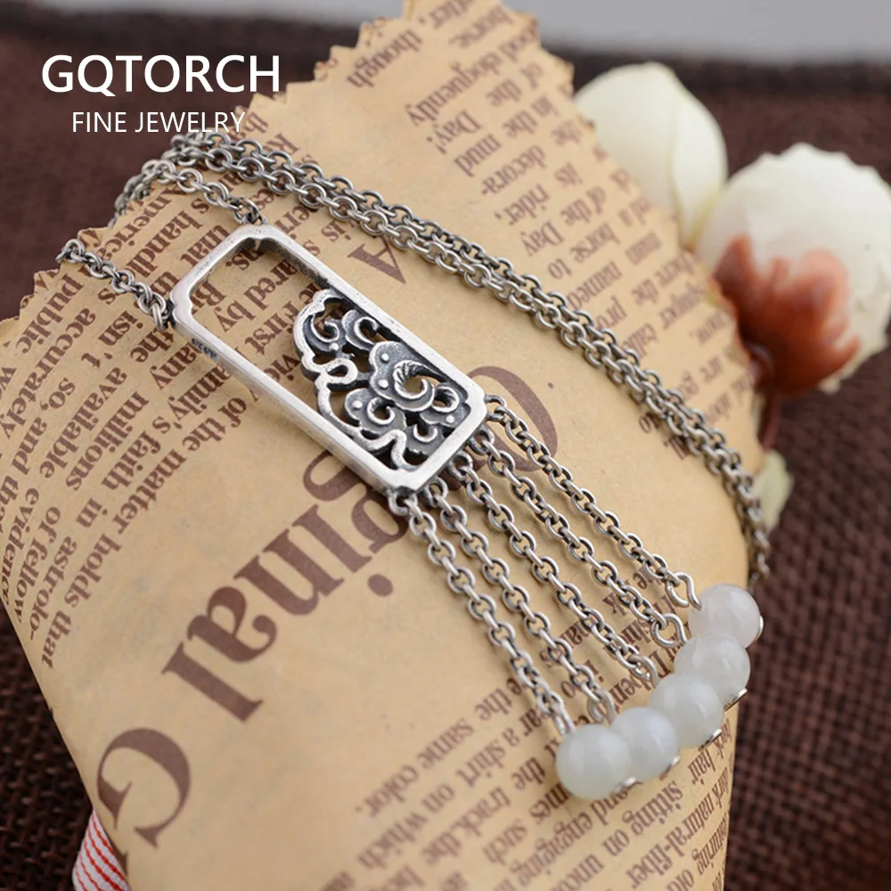 Подлинный кулон из стерлингового серебра 925 пробы с цветами пиона для женщин