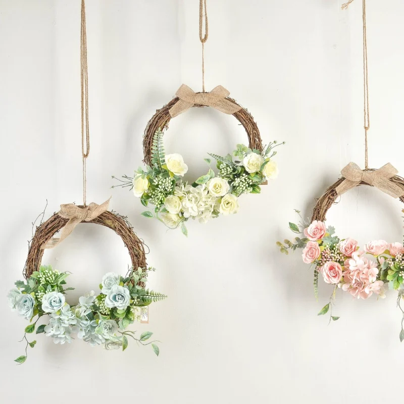 Свадебная гирлянда домашний декор ротанговая реквизит для фотографий венок