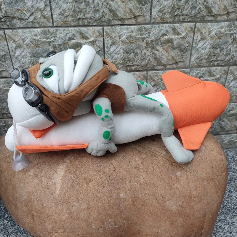 Аниме мультфильм Crazy Frog плюшевые игрушки мягкие куклы 40 см Высокое качество