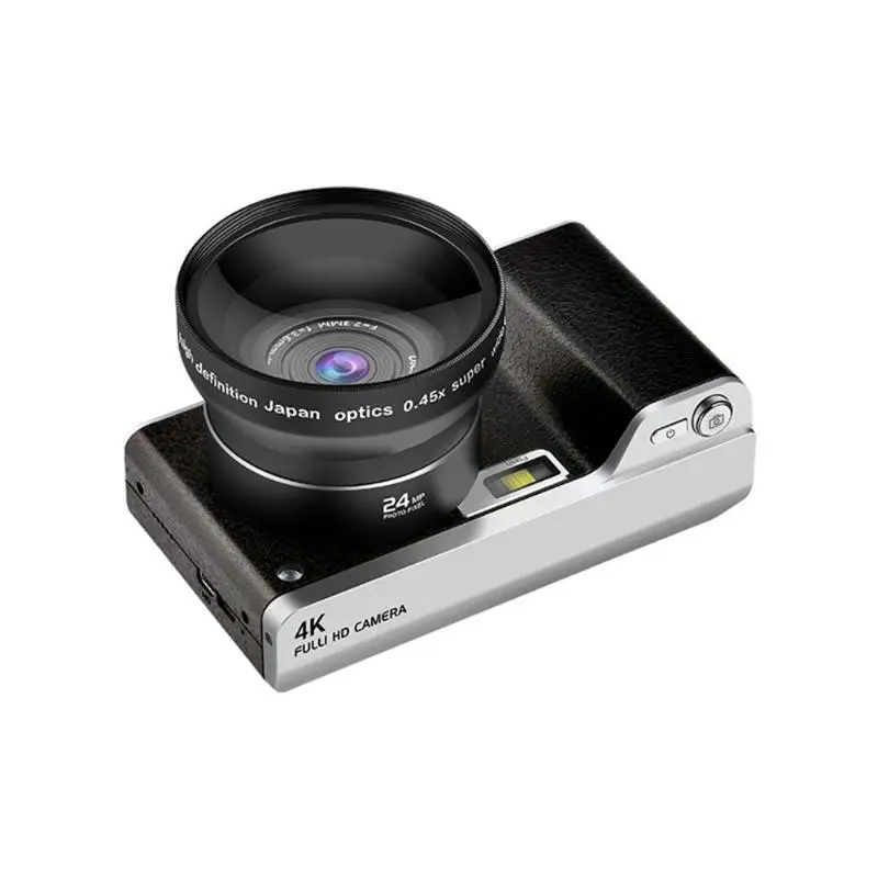 Camara цифровой сенсорный экран HD 24MP 12X оптический зум F3.2 6.5 видеорегистратор с 52 мм