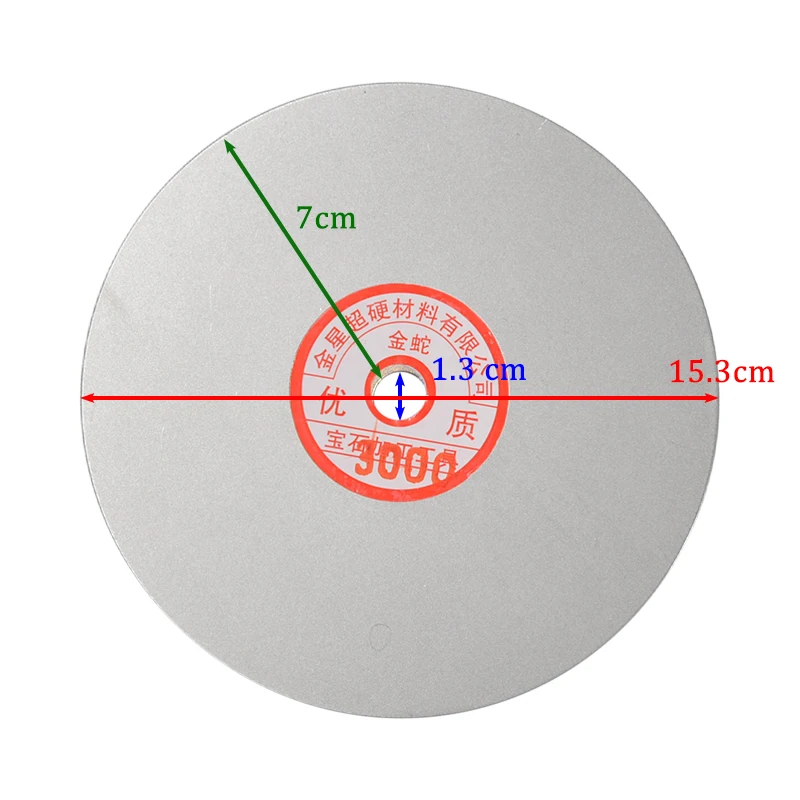

4pcs/set Diamond Polishing Disc 600 800 1200 3000 Grit 6" Flat Lap Grinding Wheel Lapping Grinding Disc Tool Polishing Laps