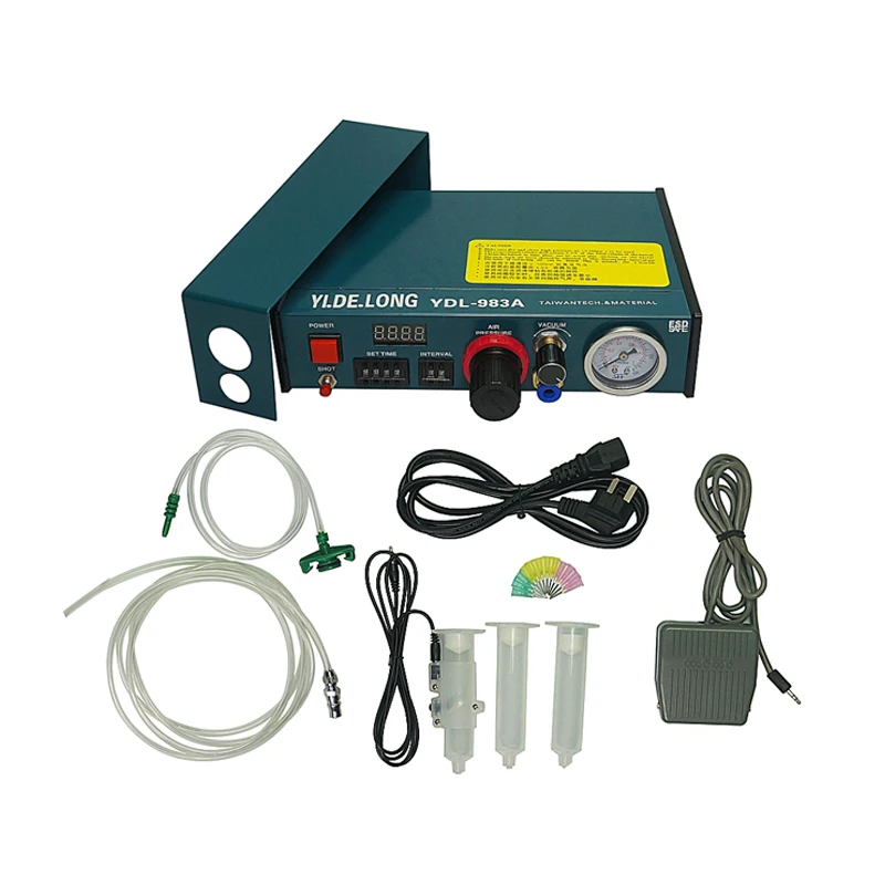 

983A Digital timed air dispenser Auto Glue Dispenser Solder Paste Liquid Controller Dropper
