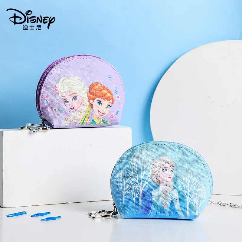 

Оригинальная детская сумка для хранения Disney Aisha, милый женский кошелек с героями мультфильмов, корейский креативный кошелек из искусственн...