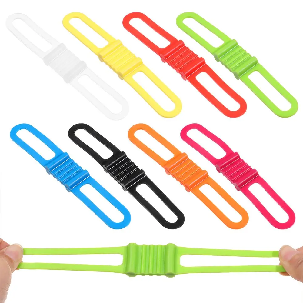 

Горный велосипед силиконовая ленсветильник вспышка свет вспышка фонасветильник ремень для телефона крепление ленты держатель