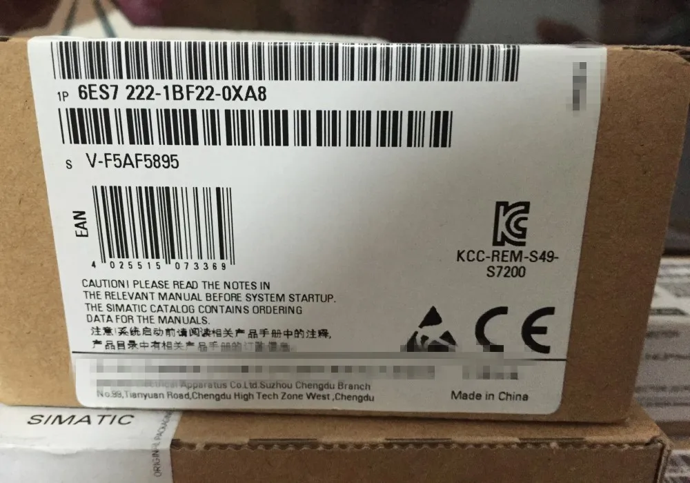 

1PC 6ES7222-1BF22-0XA8 New and Original Priority use of DHL delivery