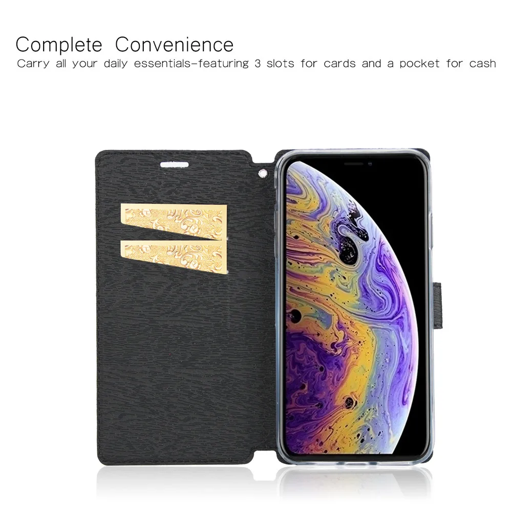 Кожаный чехол Xs с рисунком дерева для iPhone 8, 7, 6, 6S Plus, X, Xr Max, чехол, сплошной цвет, флип-книжка, роскошный бизнес(без логотипа), чехол для телефона