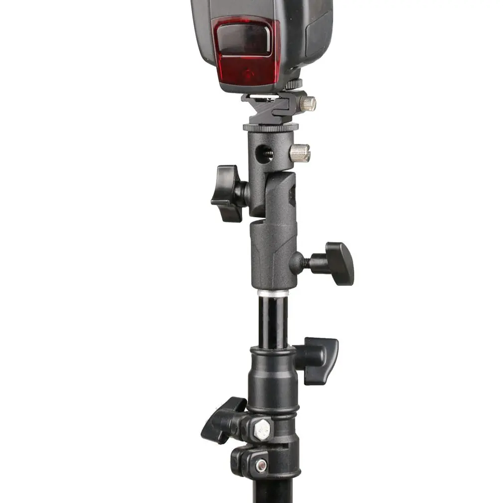 E-образный металлический кронштейн для вспышки Универсальный держатель зонта