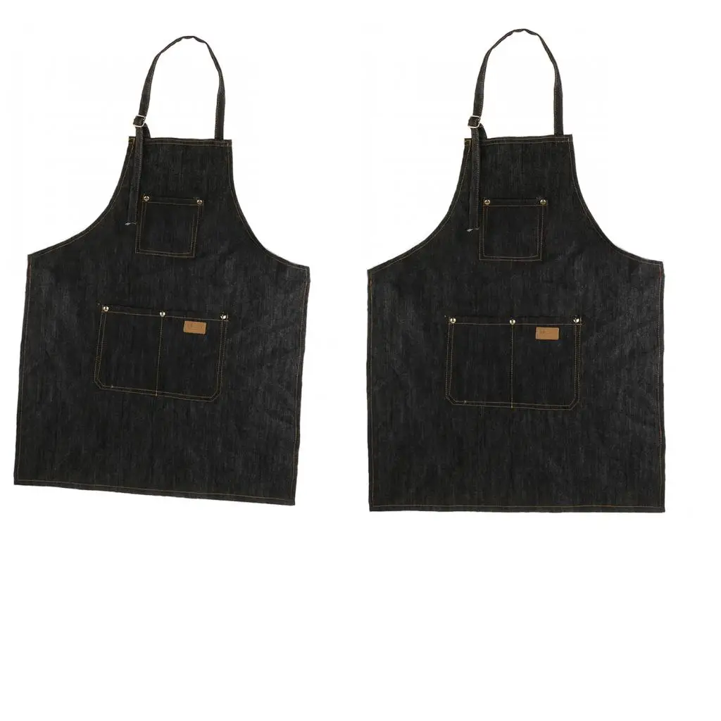 2x волос Красота салон джинсовая накидка для стрижки парикмахерское платье