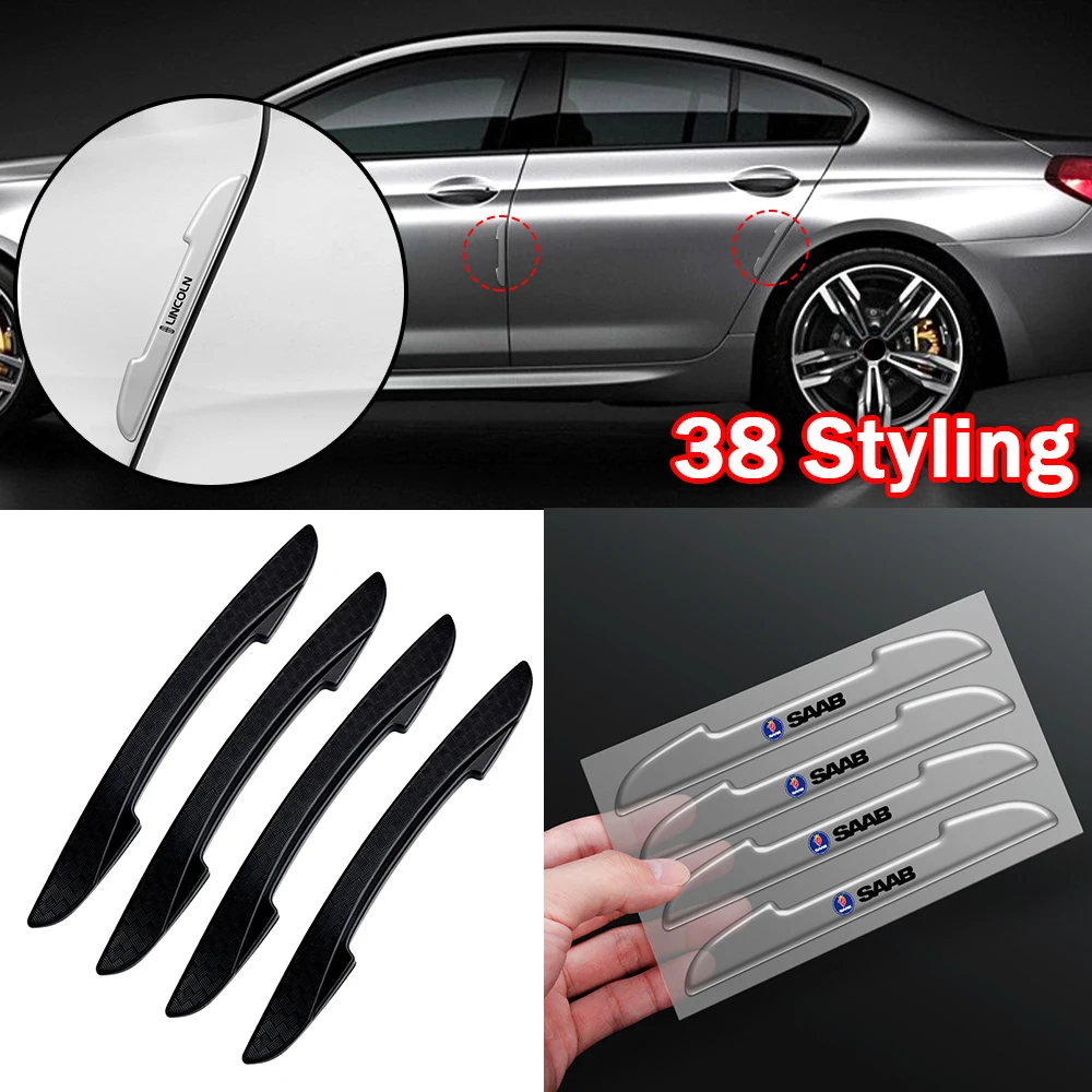 

Auto Side Door Edge Anti-collision Protector Strip Sticker For SAAB 9-3 9-5 93 9000 900 9-7 9-2X GT750 92 Scania 03-10 BJ SCS 99
