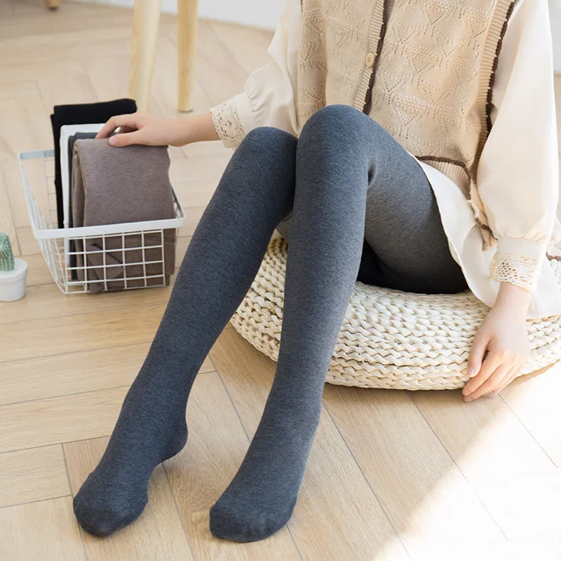 

Girls' Leggings Winter Fleece Thick Pantyhose Lambswool Outerwear Fashionable All -Matching