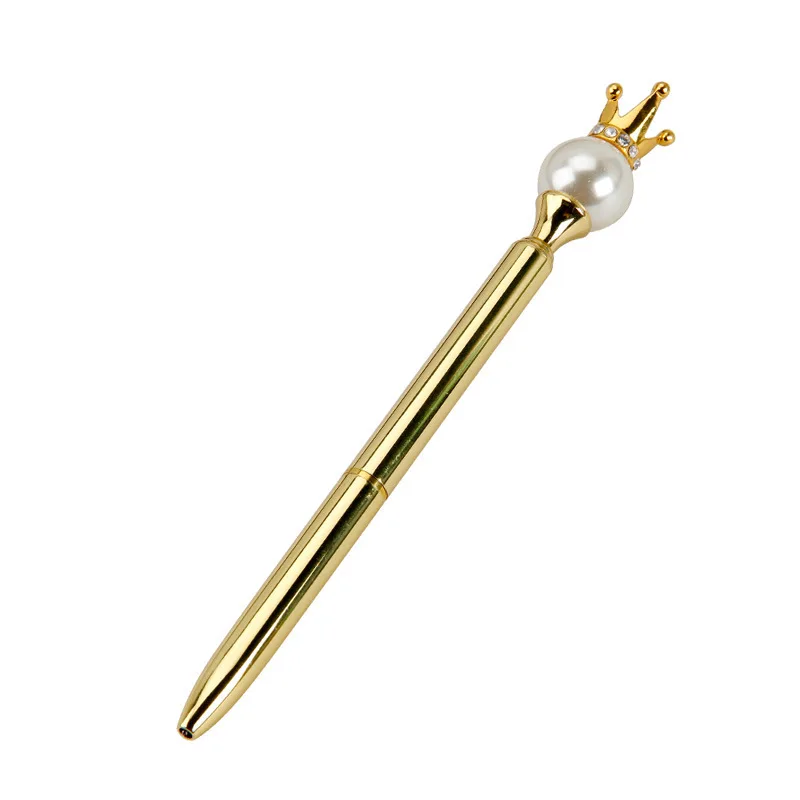 10 шт в упаковке новая жемчужная Корона Металлическая Офисная деловая ручка