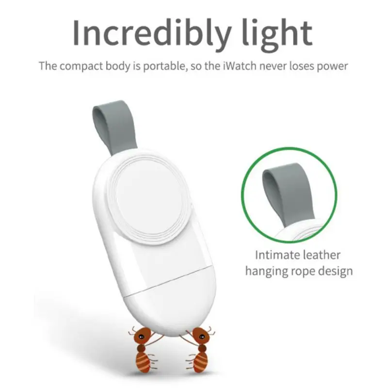 Подходит для IWatch Беспроводное зарядное устройство путешествий usb зарядка