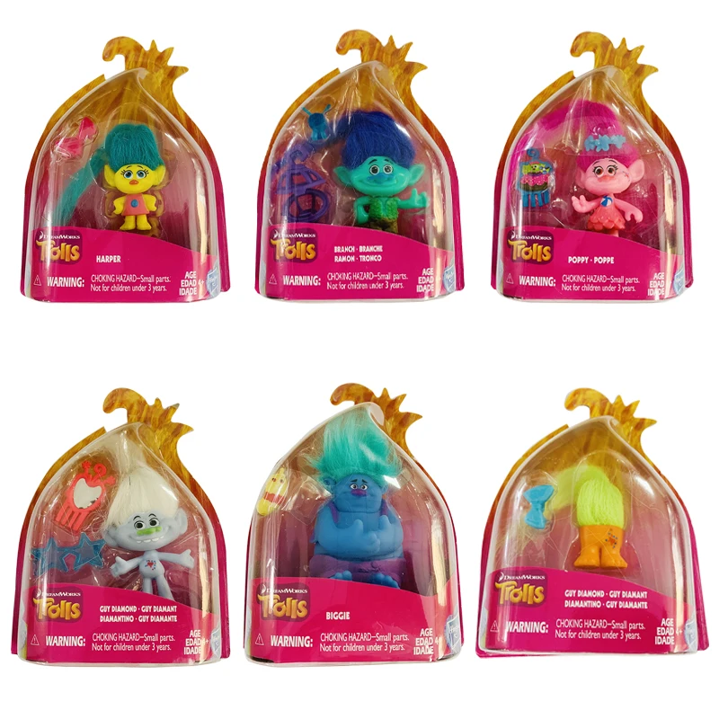 Куклы-тролли 8 см 6 видов милая кукла с маковой веткой аниме-фигурка декоративные