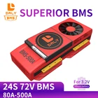 141 вентилятор LiFeO4 BMS 24S 72V 3,2 V 80A 100A 150A 250A литиевая батарея 18650 зарядное устройство солнечная панель баланс Солнечный двигатель инвертор