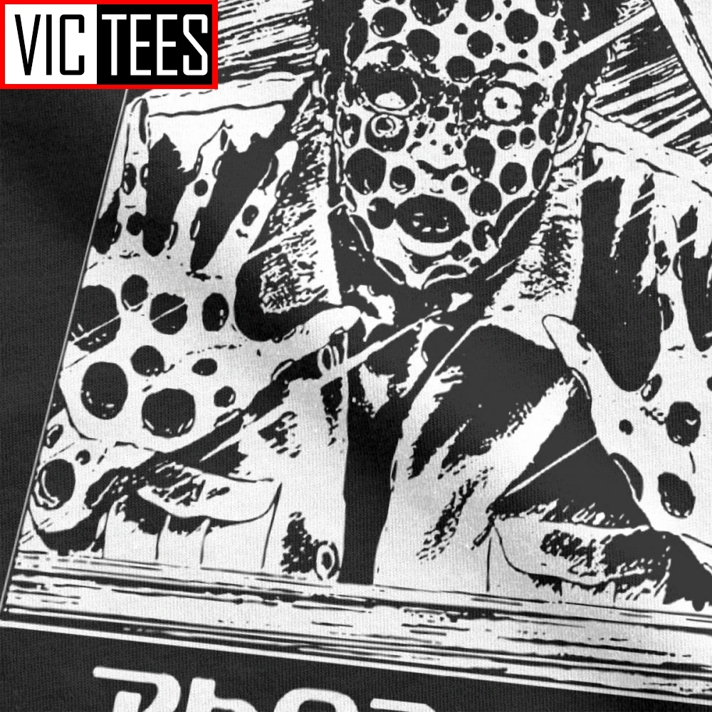 Мужская японская аниме манга ужас мужские футболки Junji Ito 100% хлопковая одежда