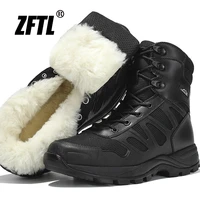 zftl military boots mens ultralight combat boots special forces shock absorption tactical airborne boots waterproof wool boots