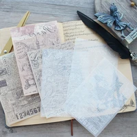 2 material 30 pcs diy vintage background craft paper travel notes draw theme handmade scrapbooking creative gift