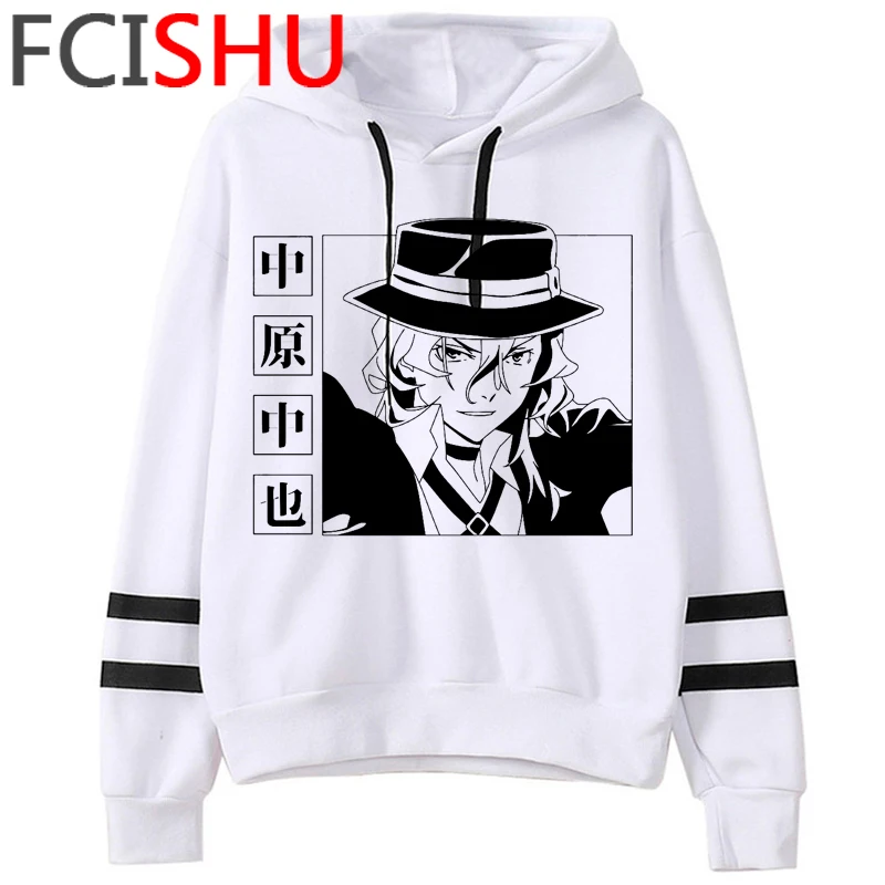 

Bungou Stray Dogs Osamu Dazai hoodies male grunge harajuku anime y2k aesthetic male hoody clothing graphic y2k aesthetic