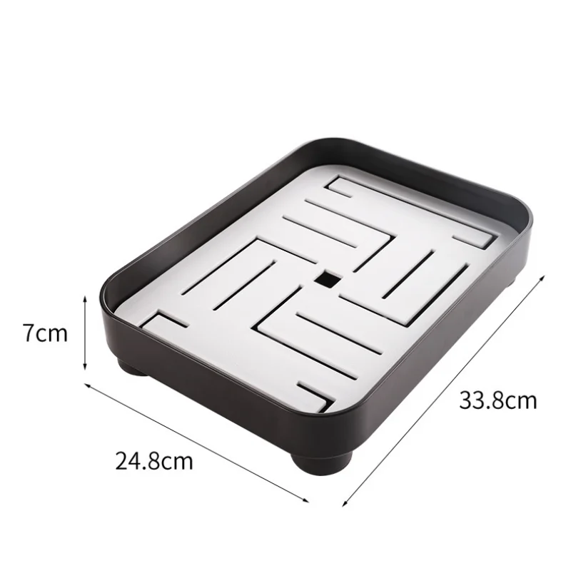 Minimalism and Modern Tea Tray Decoration Black White Nordic Style Set Multifunctional Square Storage 2021 | Дом и сад