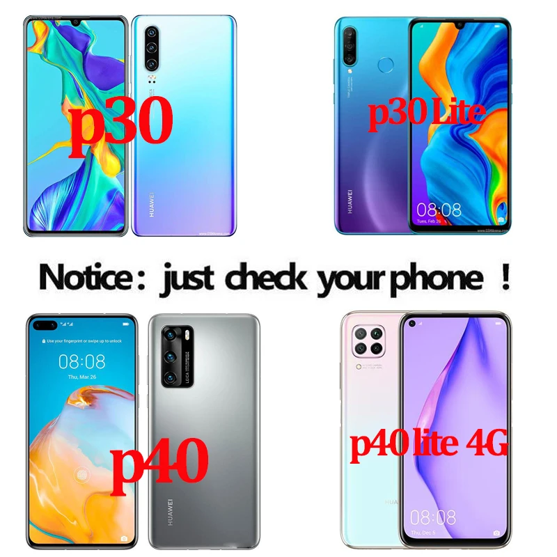 

Shockproof Cases On huawei p30 lite 40lite Case p 30/40 lite Silicone Armor Bumper Back Cover huawei p30-lite new editon Glass
