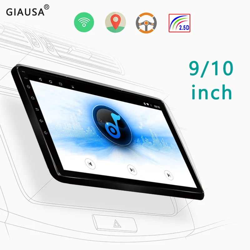 Автомагнитола 2 Din Android GPS навигация 9 дюймов 10 мультимедийная автомобильная