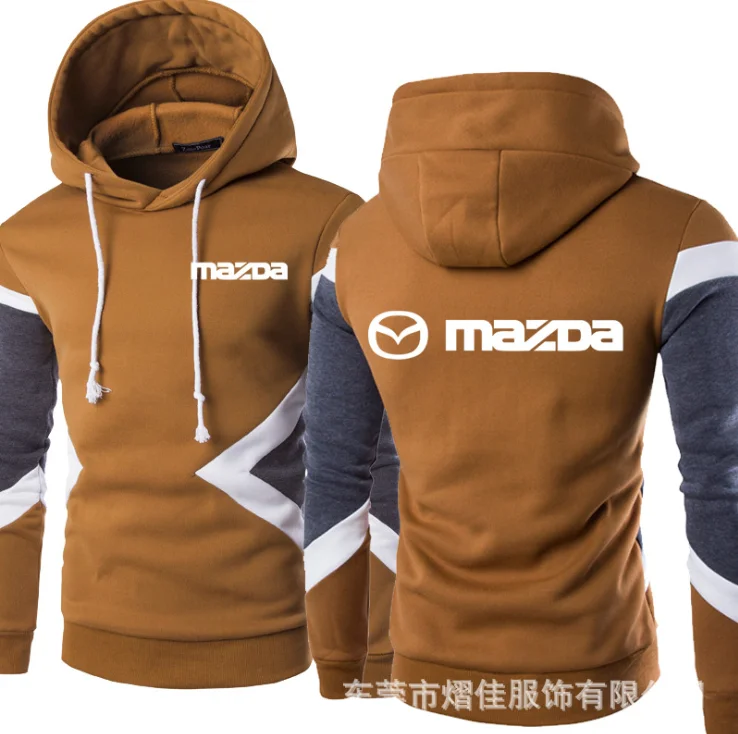 

2021 NEW Print Autumn Men for MAZDA car logo Hoodies Sweatshirt Streetwear Jacket Hooded Tracksuit Pullover g6