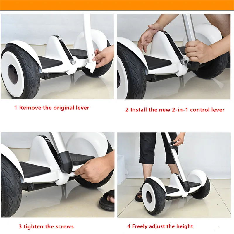 Регулируемый контроллер на руль с кронштейном для Ninebot MINI PRO Segway Mini Scooter 2 в 1 ручной